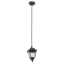 Nowodvorski ANA kültéri függeszték fém, műanyag, fekete, áttetsző, E27, IP44 - TL-10500