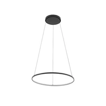 Nowodvorski CIRCOLO függeszték fém, fekete, LED, 3000K, 21W, 660lm - 10812