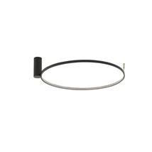 Nowodvorski CIRCOLO mennyezet lámpa fém, fekete, LED, 4000K, 18W, 600lm - 10930