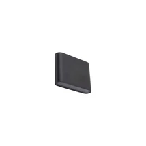 Nowodvorski SEMI kültéri fali lámpa fém, üveg, fekete, LED, 6W, 3000K, 300Lm, IP54 - 11363