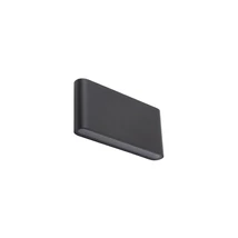 Nowodvorski SEMI kültéri fali lámpa fém, üveg, fekete, LED, 10W, 3000K, 500Lm, IP54 - 11364