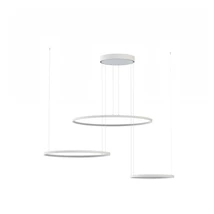 Nowodvorski CIRCOLO függeszték fém, műanyag, fehér, LED, 45W, 3000K, 1600Lm - 11602