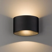 Nowodvorski ELLIPSES kültéri fali lámpa fém, fekete, LED, 3000K, 5W, 600lm, IP54 - TL-8182