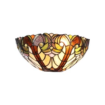 Prezent TIFFANY fali lámpa fém, üveg, sokszínű, E27 - 1703