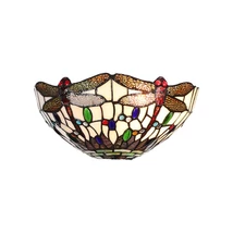 Prezent TIFFANY fali lámpa fém, üveg, sokszínű, E27 - 1711