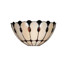 Prezent TIFFANY fali lámpa fém, Tiffany üveg, többszínű, E14 - 228