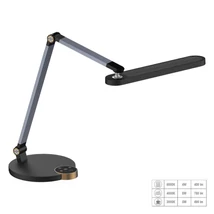 Prezent VIVID LED asztali lámpa fém, műanyag, szürke, fekete, LED, 12W, 780lm, 3000K-6500K - 31217