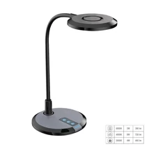 Prezent PIXIE LED asztali lámpa műanyag, szürke, fekete, LED, 7W, 720lm, 3000K-6500K - 31219