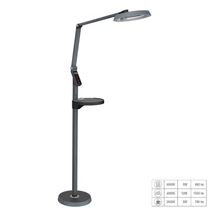 Prezent SALSA LED állólámpa fém, műanyag, szürke, fekete, LED, 15W, 1500lm, 3000K-6500K - 31220