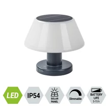 Prezent TAKER kültéri solar dekor lámpa műanyag, fekete, LED, 4W, 4000K, 200 Lm, IP64 - 65290