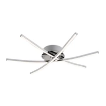 Rabalux CYCLONE mennyezet lámpa fém, műanyag, króm, fehér, LED, 4000K, 21W, 1450lm - Rabalux-4606