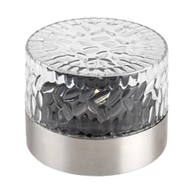 Rabalux Lentula szolár lámpa fém, műanyag, króm, áttetsző, LED, 3000K, 0,5W, 10lm, IP44 - 7010