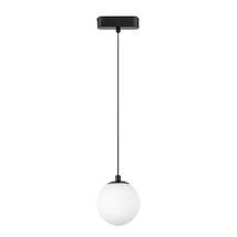Rabalux LITRACK függesztett lámpa mágneses sínrendszerhez fém, üveg, fekete, fehér, LED, 5W, 400Lm - 70120