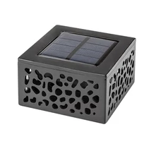Rabalux Medulin szolár lámpa műanyag, üveg, fekete, LED, 3000K, 0,5W, 8lm, IP44 - 7032