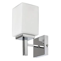 Rabalux ZENKAI fürdőszobai fali lámpa fém, üveg, króm, fehér, E14, IP44 - 71059