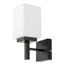 Rabalux ZENKAI fürdőszobai fali lámpa fém, üveg, fekete, fehér, E14, IP44 - 71061