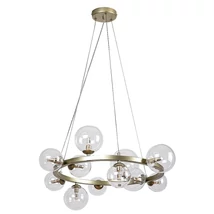 Rabalux ASLOV függeszték fém, üveg, arany, áttetsző, G9 - 71300