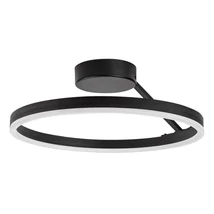 Rabalux ISAURE mennyezet lámpa fém, akril, fekete, fehér, LED, 24W, 1600lm, 3000K-4000K-6500K - 71302