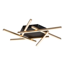 Rabalux SEVERINE mennyezet lámpa fém, műanyag, fekete, arany, fehér, LED, 40W, 3000K, 2060Lm - 71365