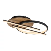Rabalux ARASH mennyezet lámpa fém, fa, műanyag, fekete, barna, fehér, LED, 40W, 3000-4000-6500K, 2200Lm - 71404