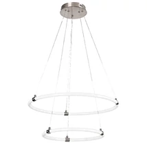 Rabalux IRELIA függeszték fém, akrill, króm, fehér, LED, 3000K-6000K, 55W, 4700lm - Rabalux-72009