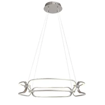 Rabalux FRINGILLA függeszték fém, műanyag, króm, fehér, LED, 4000K, 67W, 3750lm - Rabalux-72010
