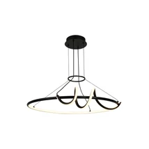 Rabalux MENAZI függeszték fém, szilikon, fekete, fehér, LED, 46W, 3000-6500K, 4160Lm - 72022