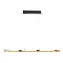 Rabalux REMIEL függeszték fém, műanyag, fekete, barna, fehér, LED, 3000K, 30W, 1570lm - 72045