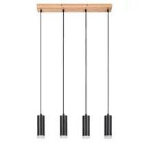 Rabalux TORAS függeszték fa, fém, fekete, GU10 - Rabalux-72124