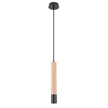 Rabalux BRAULIA függeszték fém, fa, fekete, GU10 - Rabalux-72131