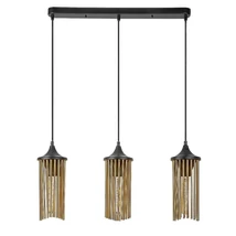 Rabalux ROXAS függeszték fém, fekete, réz, E27 - 72153