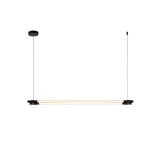 Rabalux NIVARO függeszték fém, akril, fekete, fehér, LED, 28W, 3000K, 3050Lm - 72169