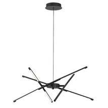 Rabalux HENLI függeszték fém, akrill, fekete, fehér, LED, 3000K, 30W, 1400lm - 72237
