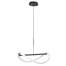 Rabalux SERENA függeszték fém, akrill, fekete, fehér, LED, 4000K, 15W, 1640lm - 72252