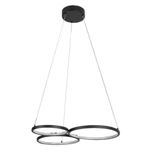 Rabalux FORMAND függeszték fém, műanyag, fekete, fehér, LED, 38W, 1100lm, 3000K - 72297