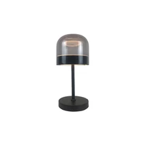 Rabalux XELIRA asztali lámpa fém, üveg, fekete, füstszín, LED, 13W, 3000-4000-6000K, 680Lm - 74037