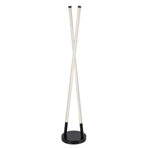 Rabalux NIVARO állólámpa fém, akril, fekete, fehér, LED, 28W, 3000K, 3050Lm - 74166