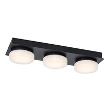 Rabalux ATTICHUS fürdőszobai mennyezet lámpa fém, műanyag, fekete, fehér, LED, 4000K, 18W, 1700lm - Rabalux-75003