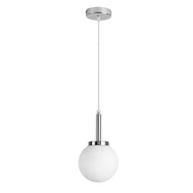 Rabalux TOGO fürdőszobai függeszték fém, üveg, króm, fehér, E14 - Rabalux-75007