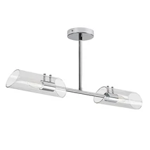 Rabalux TEODORO fürdőszobai mennyezet lámpa fém, üveg, króm, áttetsző, E14, IP44 - 75030