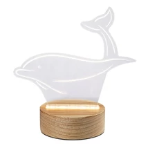 Rabalux AKALI dekor lámpa fa, akrill, áttetsző, LED, 3000K, 2W, 50lm - Rabalux-76002