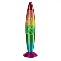 Rabalux GLITTER RAINBOW asztali gyerek lámpa fém, műanyag, sokszínű, LED, 25W, 3000K, 24Lm - 76008