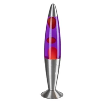 Rabalux LOLLIPOP asztali gyerek lámpa fém, üveg, ezüst, áttetsző, LED, 25W, 3000K, 29Lm - 76106