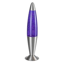 Rabalux GLITTER asztali gyerek lámpa fém, üveg, ezüst, áttetsző, LED, 25W, 3000K, 29Lm - 76115