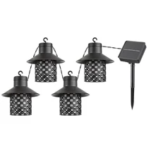 Rabalux Ximpu napelemes decor lámpa műanyag, fekete, fehér, LED, 2700K, 0,1W, 5lm, IP44 - 77003