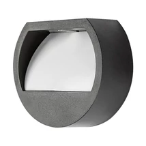 Rabalux Narmada kültéri fali napelemes lámpa műanyag, fekete, fehér, LED, 4000K, 0,5W, 13lm, IP44 - 77004