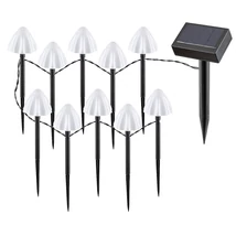 Rabalux Skadar napelemes decor lámpa műanyag, fekete, fehér, LED, 2600K, 2W, 1lm, IP44 - 77007