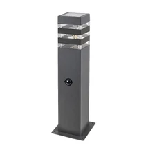 Rabalux Ankara kültéri állólámpa mozgásérzékelővel fém, műanyag, antracit, áttetsző, E27, IP44 - 77026