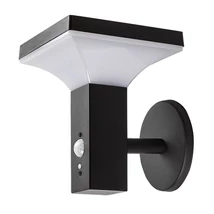 Rabalux GELEEN kültéri solar fali lámpa mozgásérzékelővel fém, műanyag, fekete, fehér, LED, 3000K, 4W, 400lm, IP44 - 77044