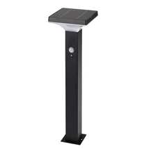 Rabalux GELEEN kültéri solar állólámpa mozgásérzékelővel fém, műanyag, fekete, fehér, LED, 3000K, 4W, 400lm, IP44 - 77045